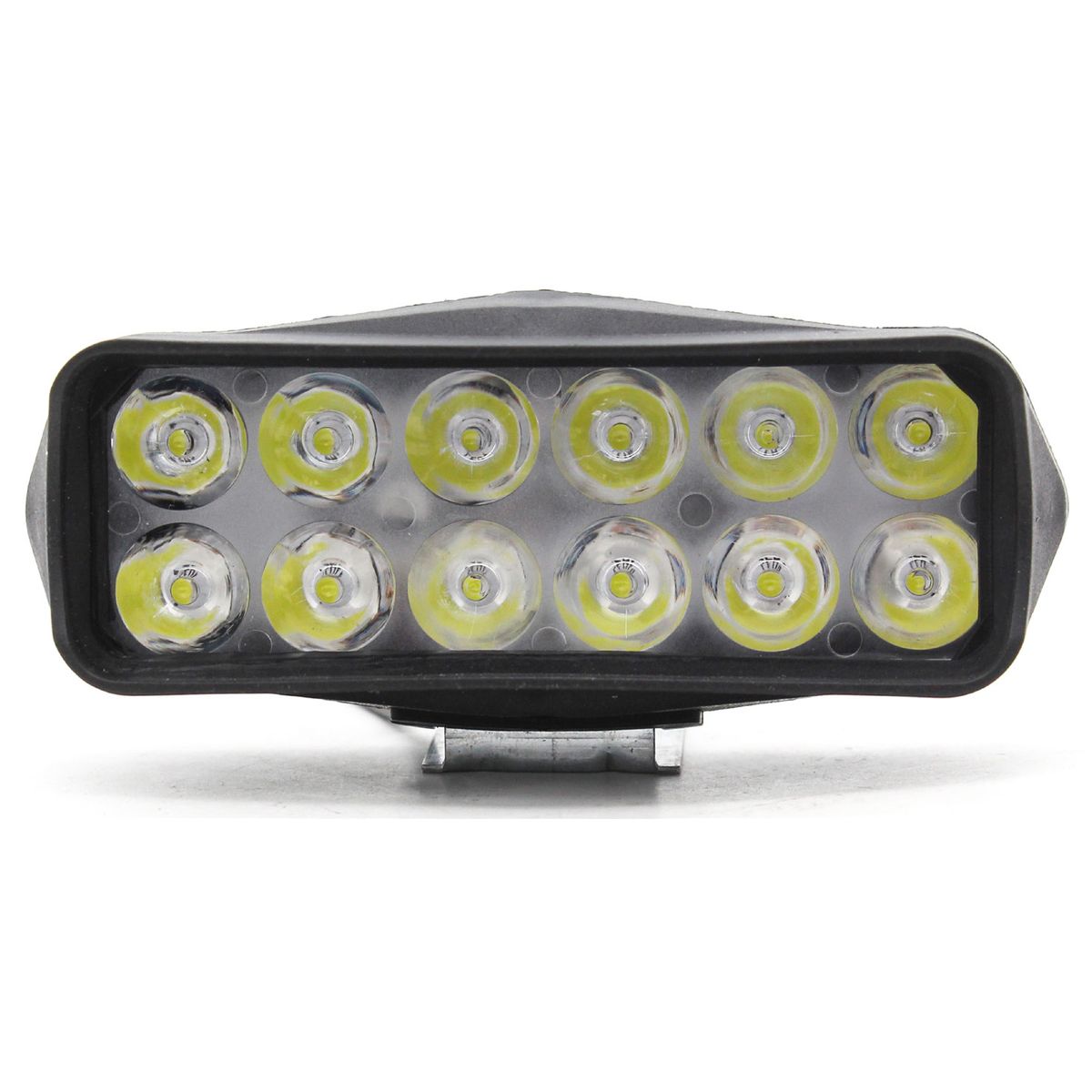 GENERICO - Faro LED Blanco 12 LED 12W 1 pcs 11.5x4 cm
