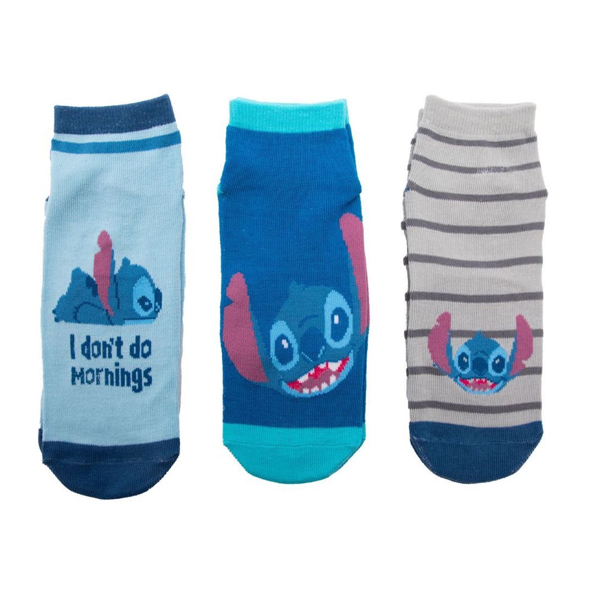 DISNEY CLASICOS - Medias Antideslizante Disney Stitch Tripack