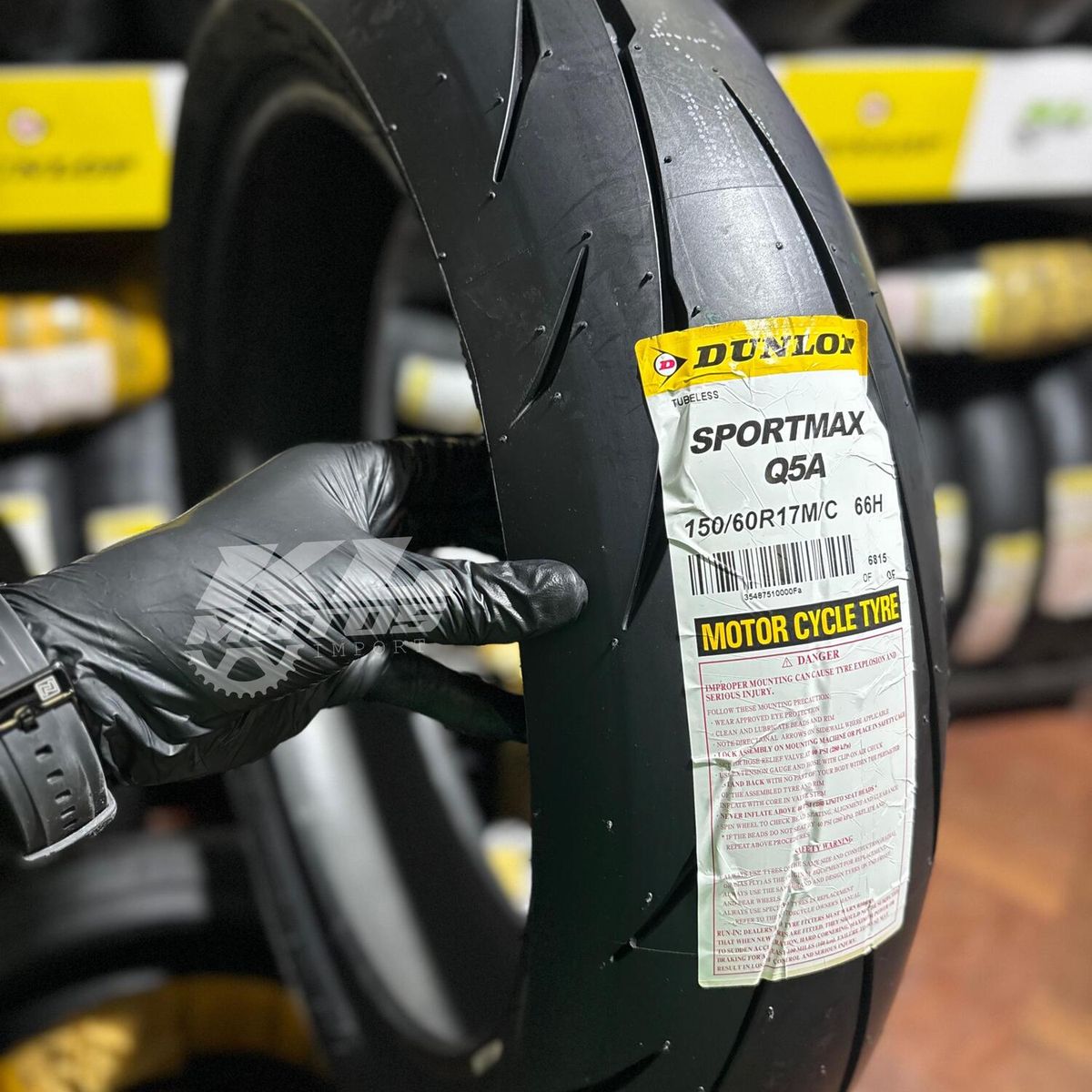 DUNLOP - LLANTA MOTO DUNLOP SPORTMAX Q5A 150-60R17 66H