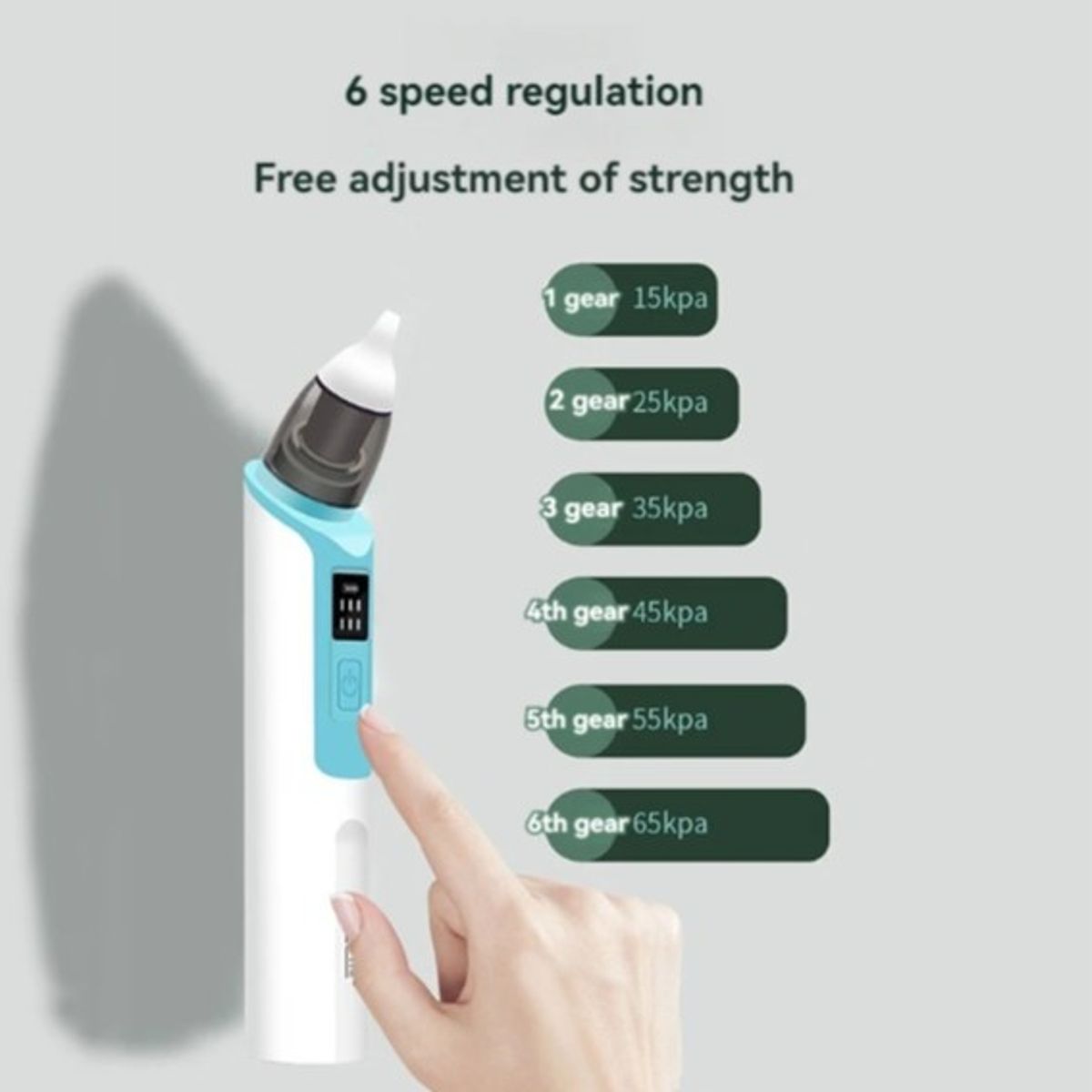 GENERICO - Aspirador nasal eléctrico recargable para bebés