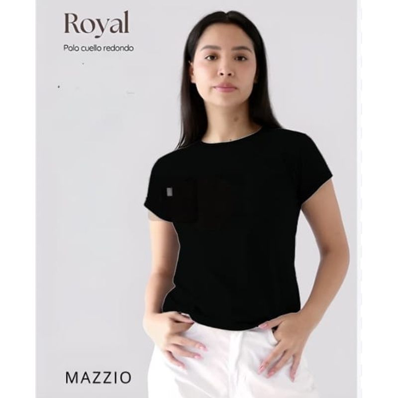 GENERICO - Polo Mujer Cuello Redondo Algodón