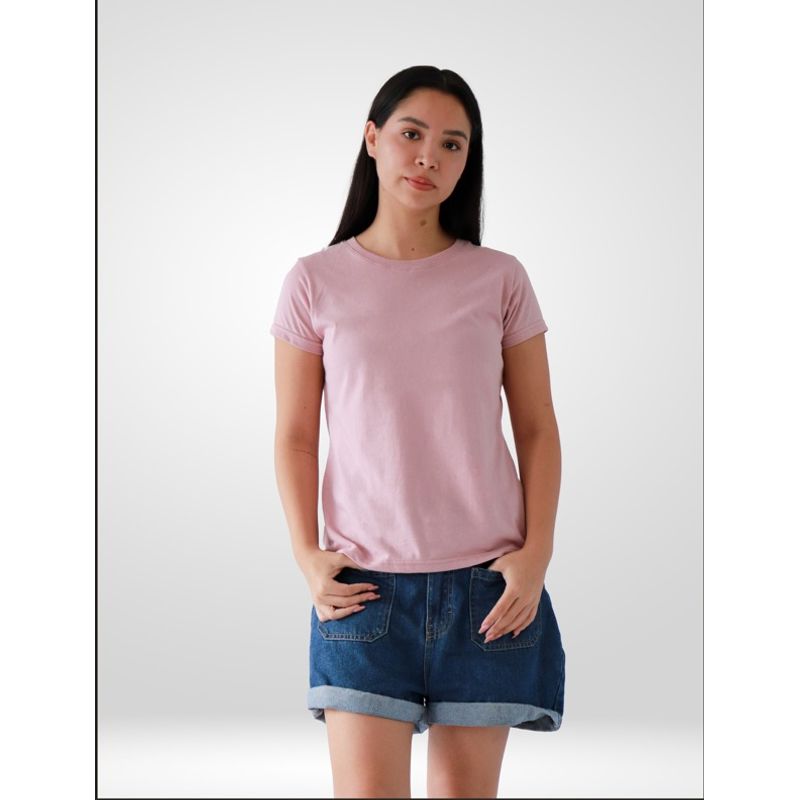 GENERICO - Polo Mujer Cuello Redondo Algodón