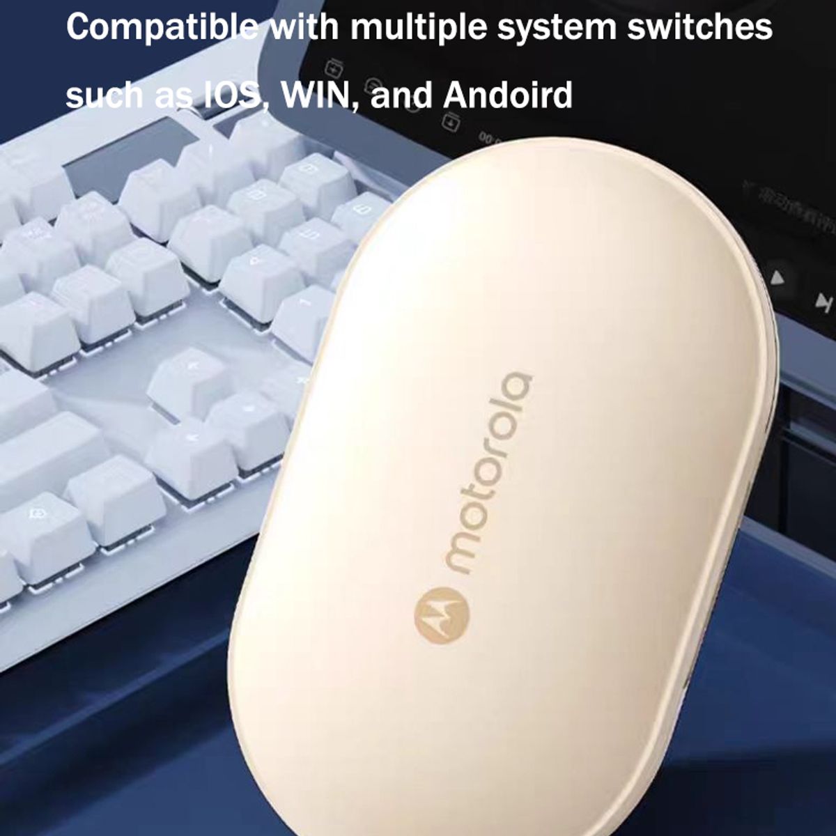 MOTOROLA - Audífonos Motorola moto Buds E20-Blanco