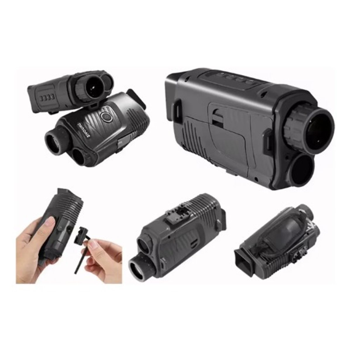 GENERICO - Monocular Nocturno Ziyouhu Nv007 Full Hd Zoom 7x Visión Nocturna