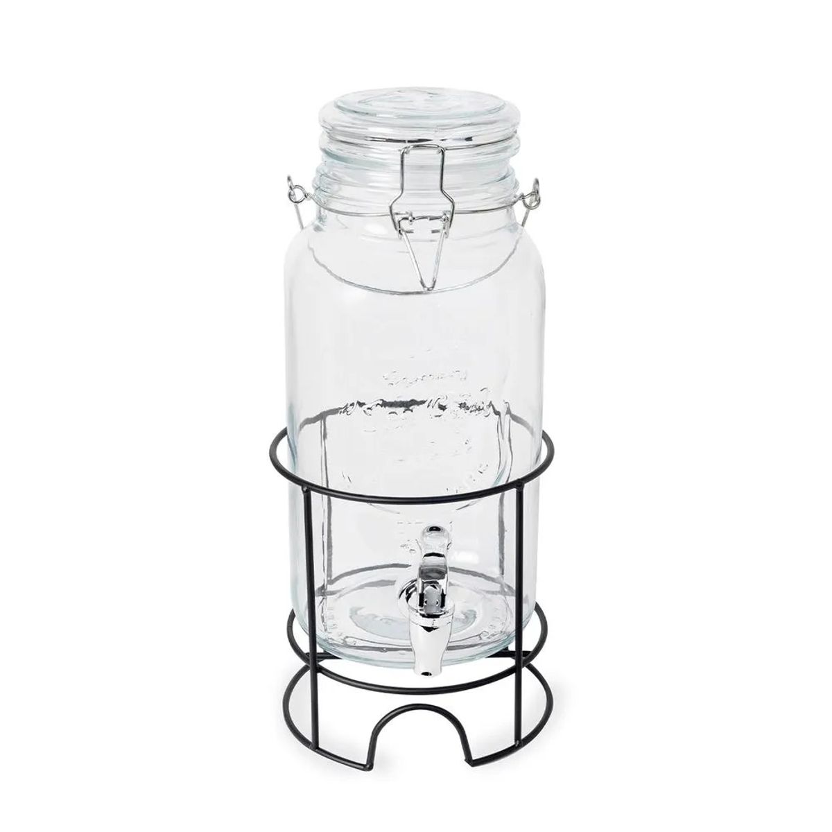 ICHIMATSU - Dispensador De Vidrio 3.8 L T/ Hermet. Con Rack Base.