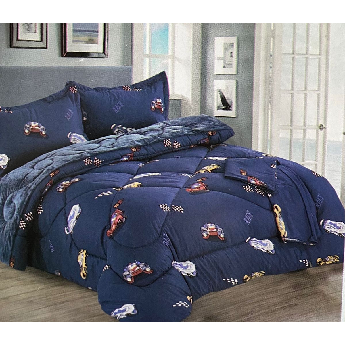 MINGDA - Set Edredón Kids Piel de Angel + Sabanas + Fundas 5 piezas Calidad