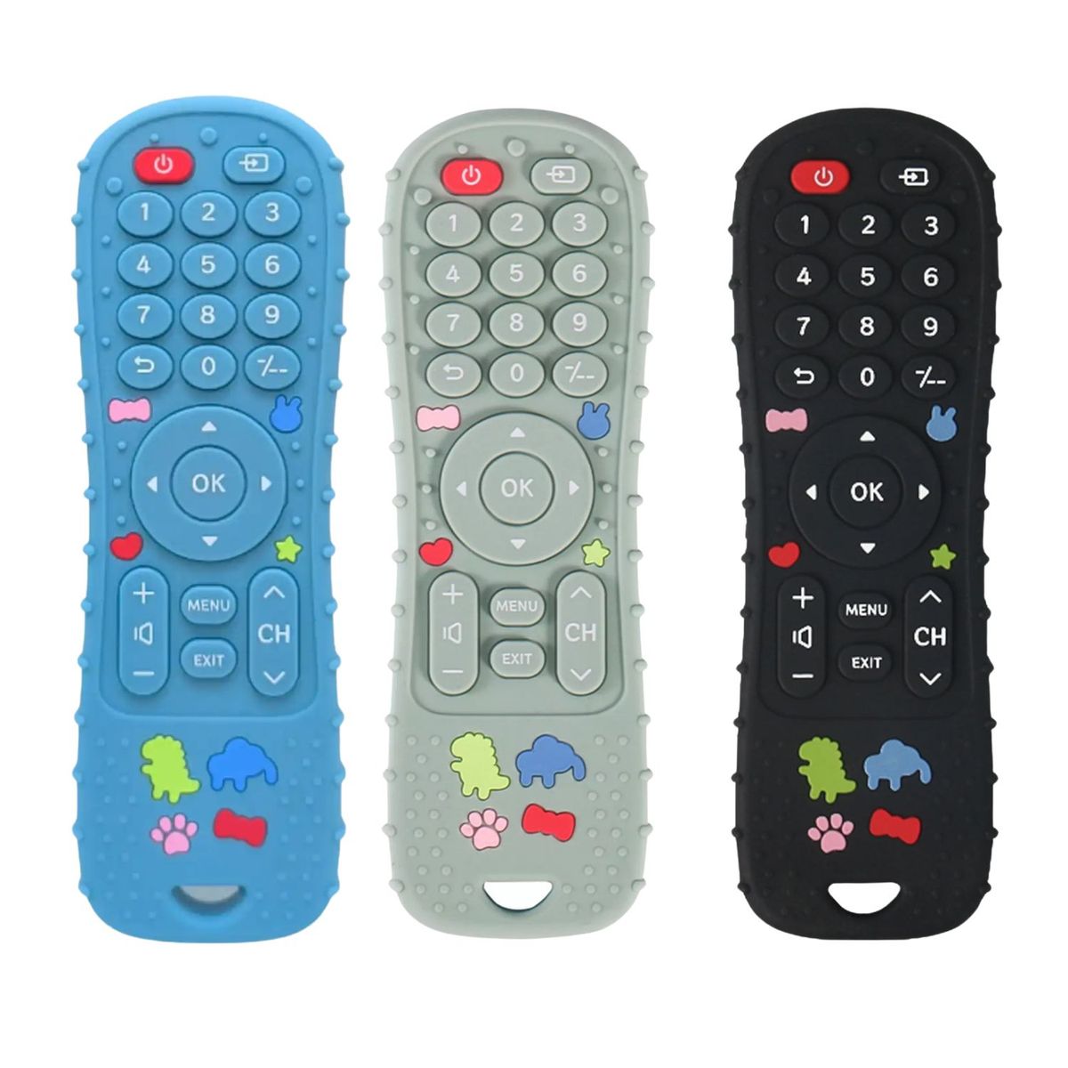 OEM - Mordedores para Dentición Bebé 3-36 Meses 100% Silicona