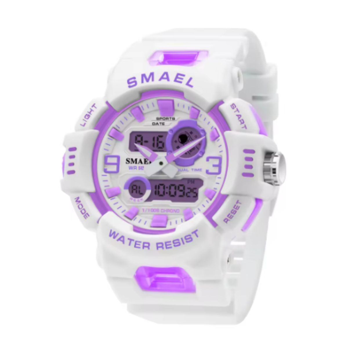SMAEL - Reloj Deportivo Digital Analógico de Smael resistente al agua 8083
