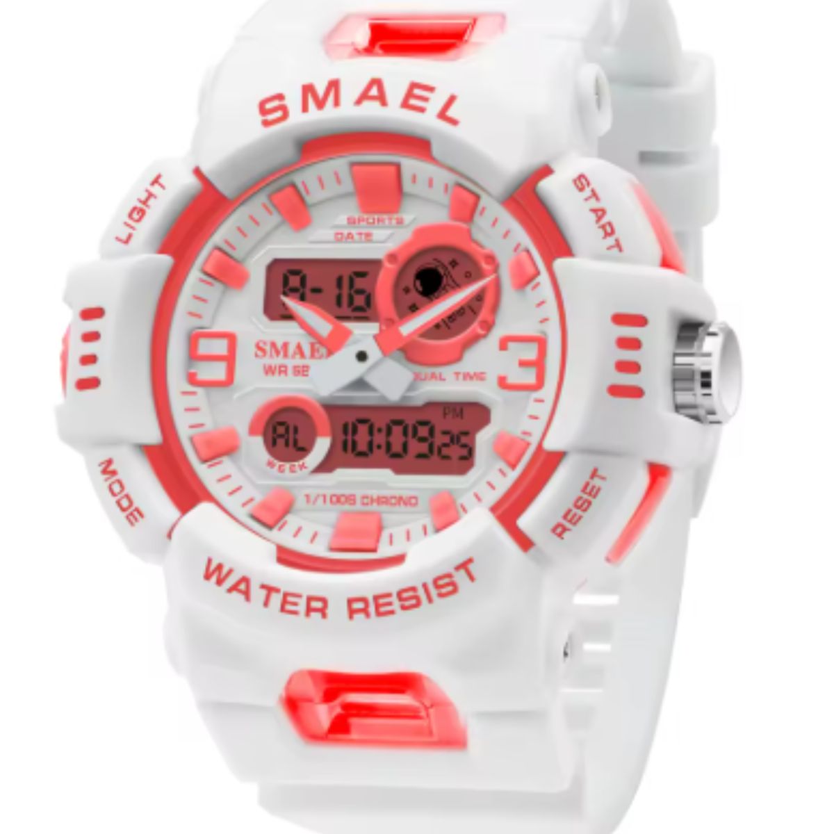 SMAEL - Reloj Deportivo Digital Analógico de Smael resistente al agua 8083