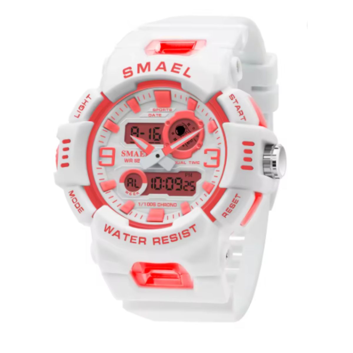 SMAEL - Reloj Deportivo Digital Analógico de Smael resistente al agua 8083