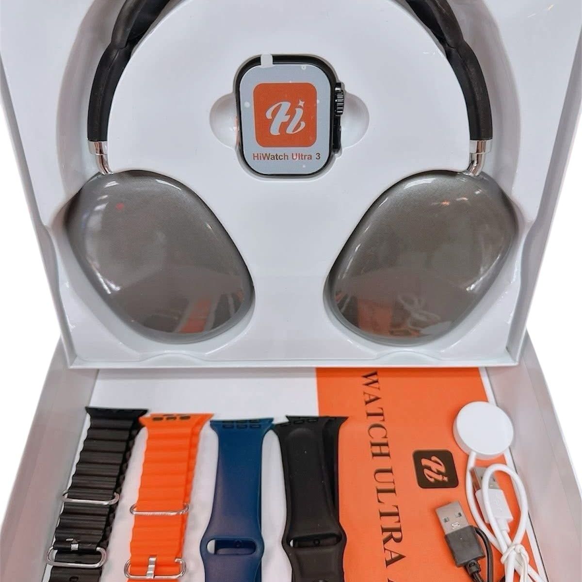 GENERICO - AUDIFONOS VINCHA BLUETOOTH Y SMARTWATCH ULTRA 3