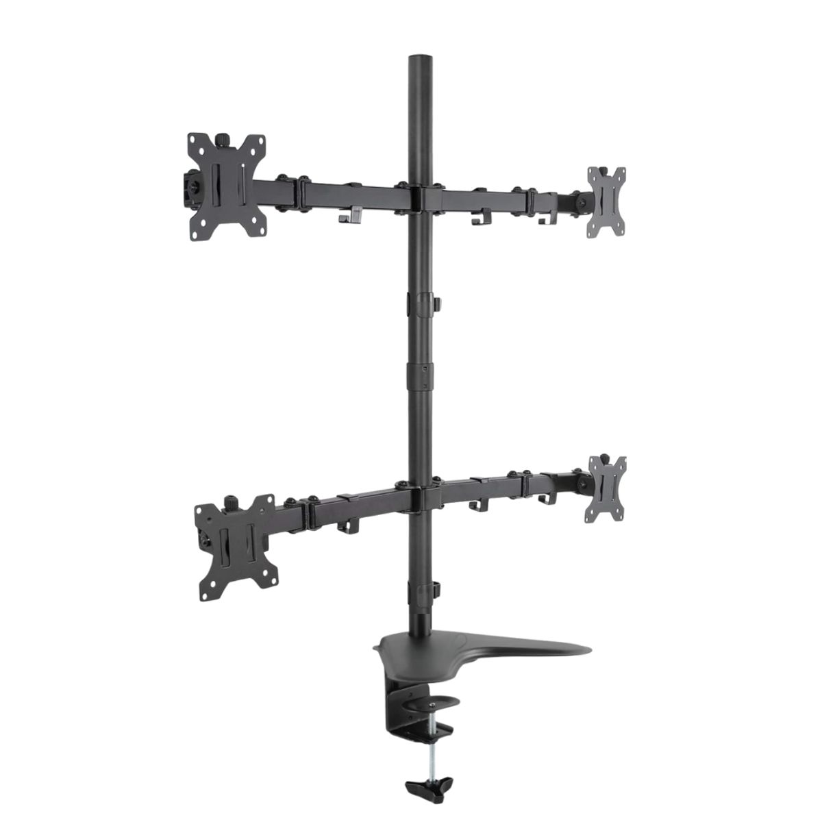 SEISA - Rack Monitor Brazo Soporte Escritorio Base 4 Monitores