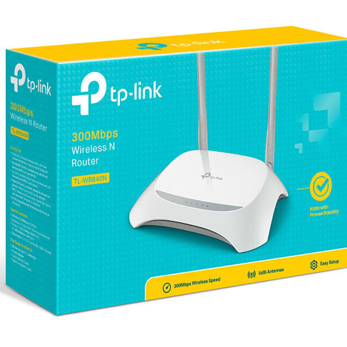 TP LINK - ENRUTADOR TP-LINK TL-WR840N INALÁMBRICO N 300M