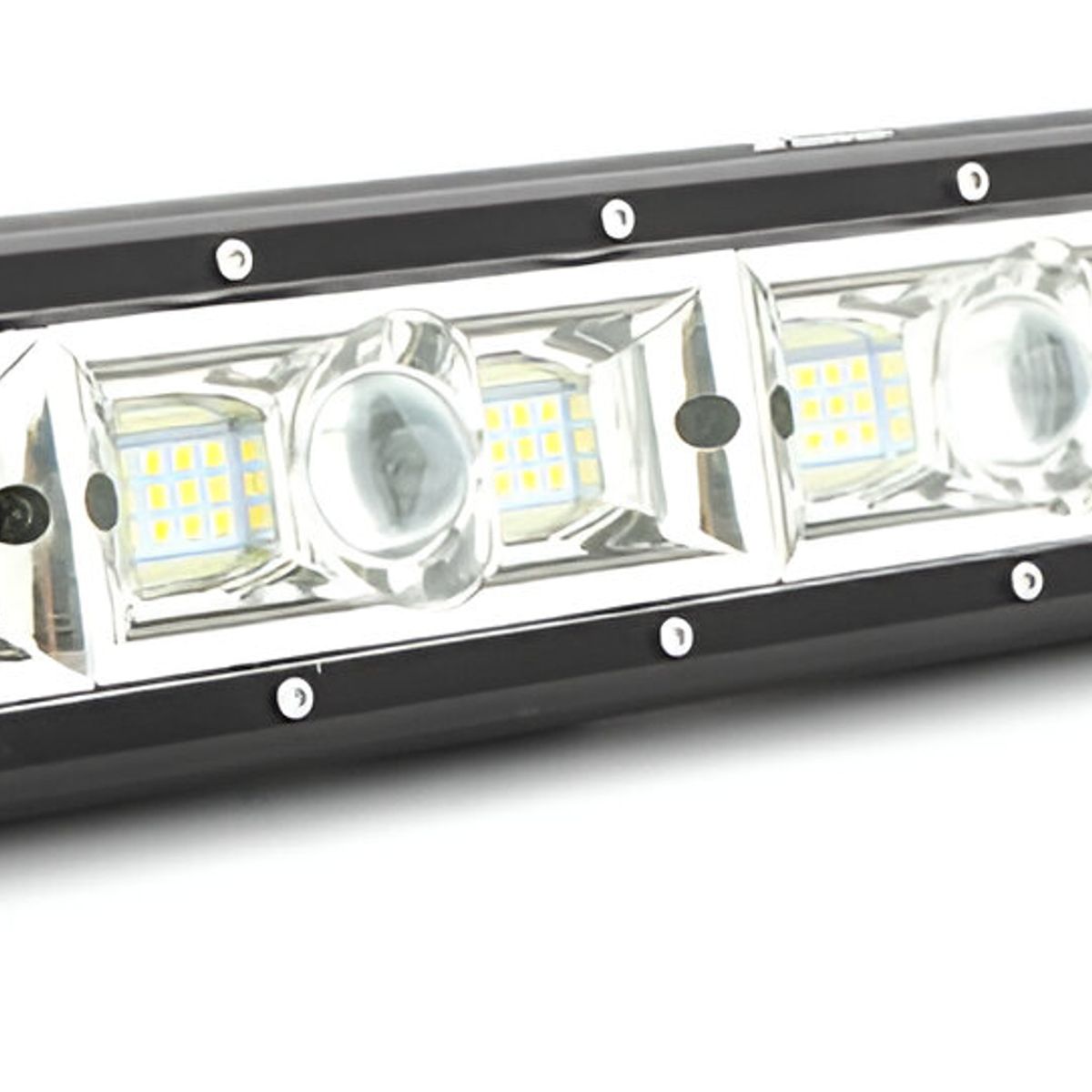 GENERICO - Barra LED 216W 86 LED Luz Dual Expansiva con Pernos 45cm 24V