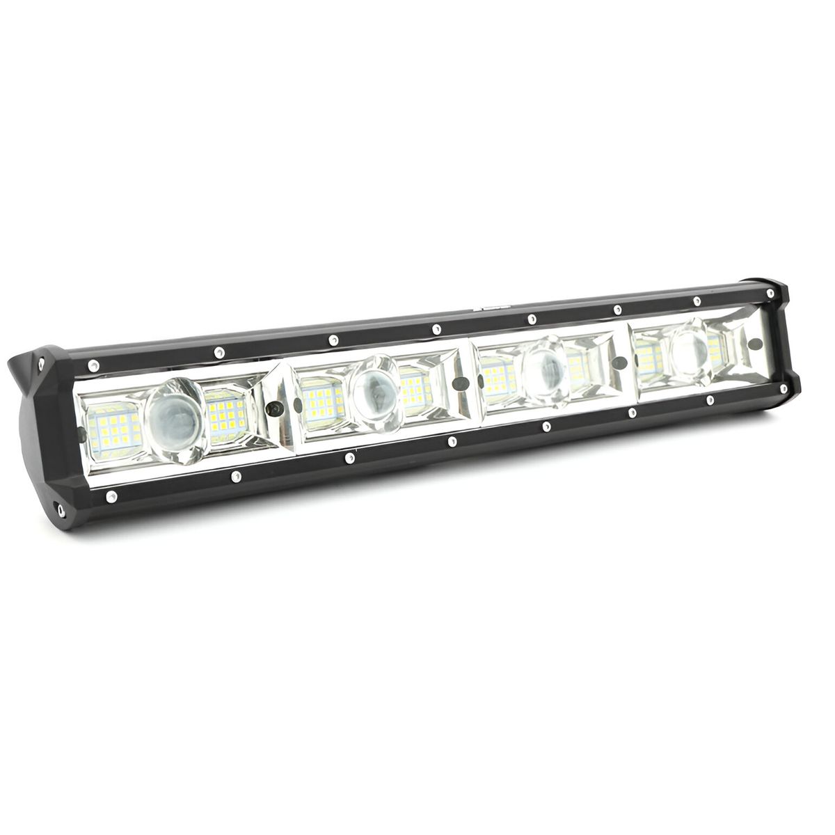 GENERICO - Barra LED 216W 86 LED Luz Dual Expansiva con Pernos 45cm 24V