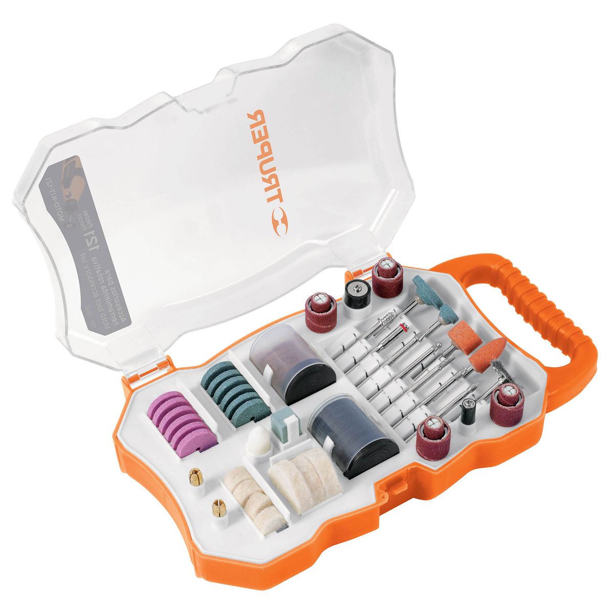 Truper - Kit De Accesorios Para Mini Rectificadora 121 Piezas Truper 100757