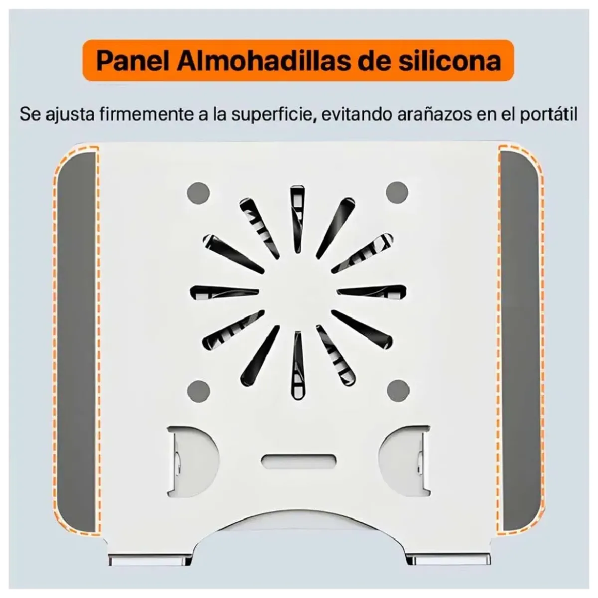 SEISA - Soporte Base Para Laptop Notebook Ergonomico Ajustable Aluminio