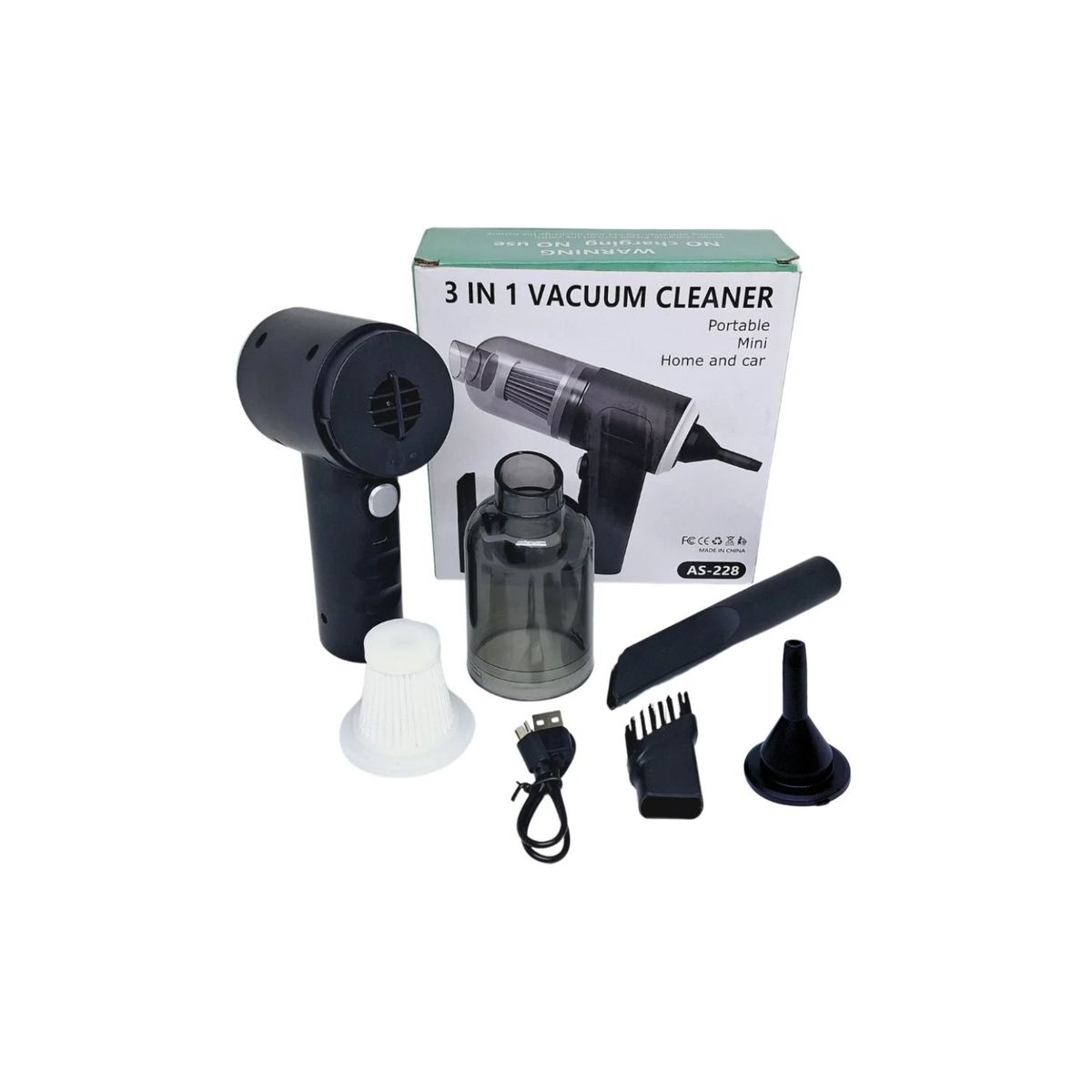 GENERICO - Aspiradora 3 en 1 Inalámbrico Recargable