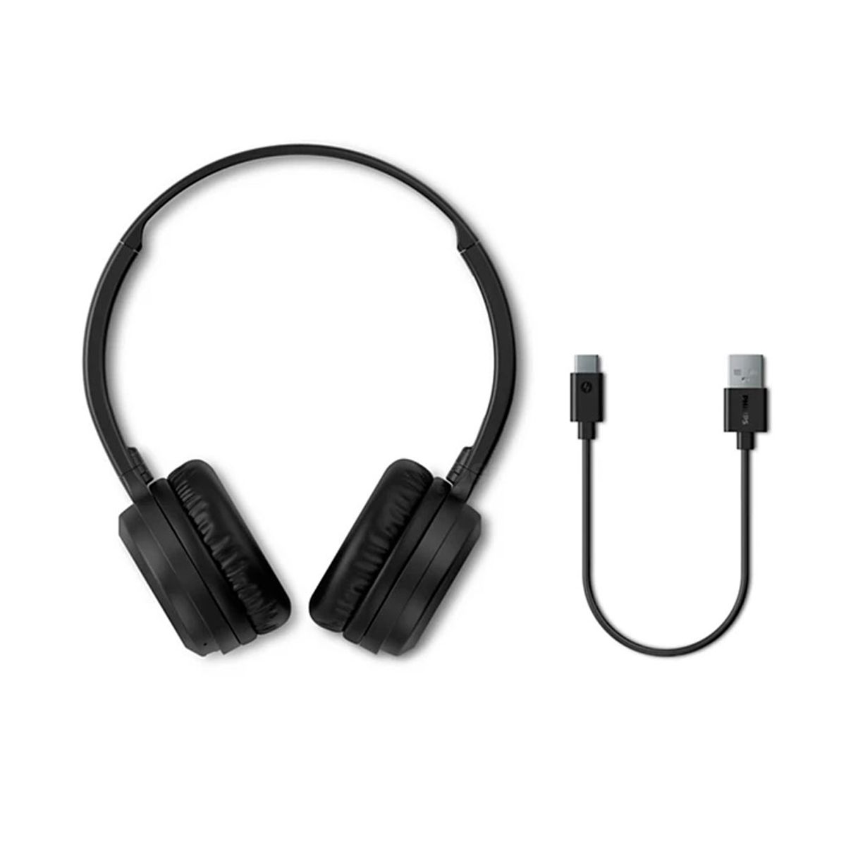 PHILIPS - AUDIFONO C/MICROFONO TAH1108BK PHILIPS  BT 15H GIRATORIO FAST BLACK