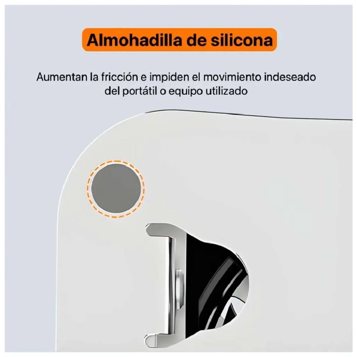SEISA - Soporte Ergonómico Plegable con Ventilador de Enfriamiento