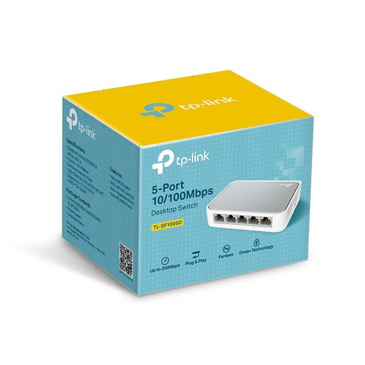 TP LINK - CONMUTADOR TP-LINK DE MESA LS-10055 PTOS 10100 MBPS LITEWAVE