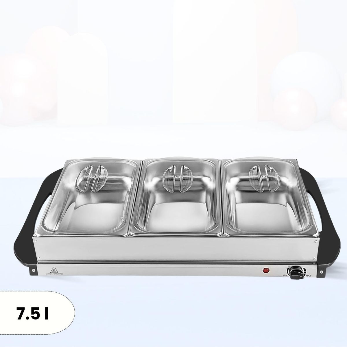 ALFANO - Samovar de Tres Divisiones 7.5 L