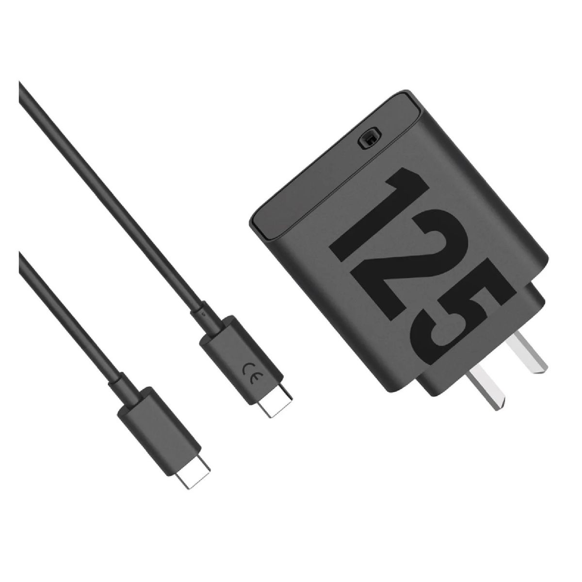 MOTOROLA - Cargador Motorola 125W Salida Tipo C con Cable Carga Rápida