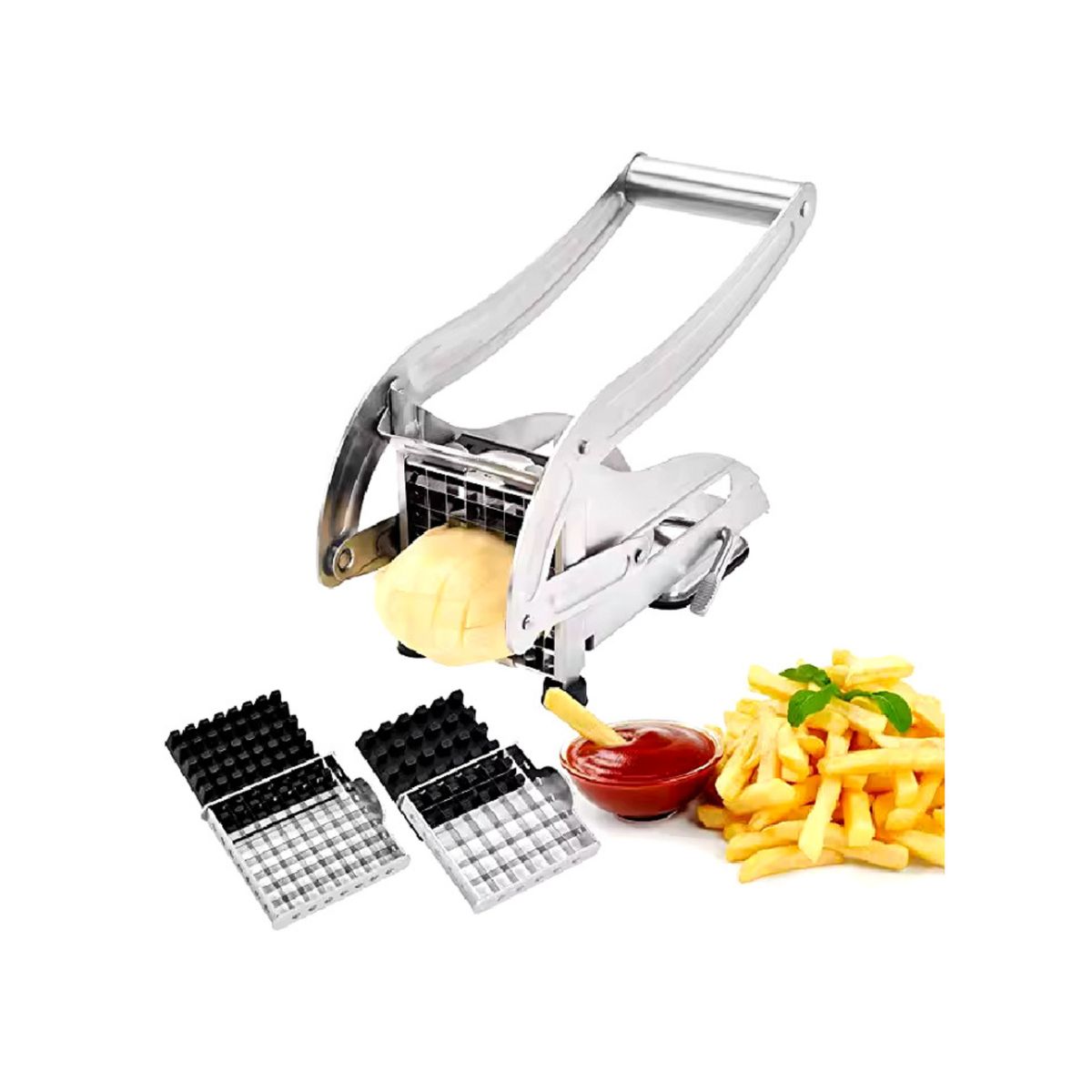 GENERICO - CORTADOR Y PICADOR DE PAPAS FRITAS