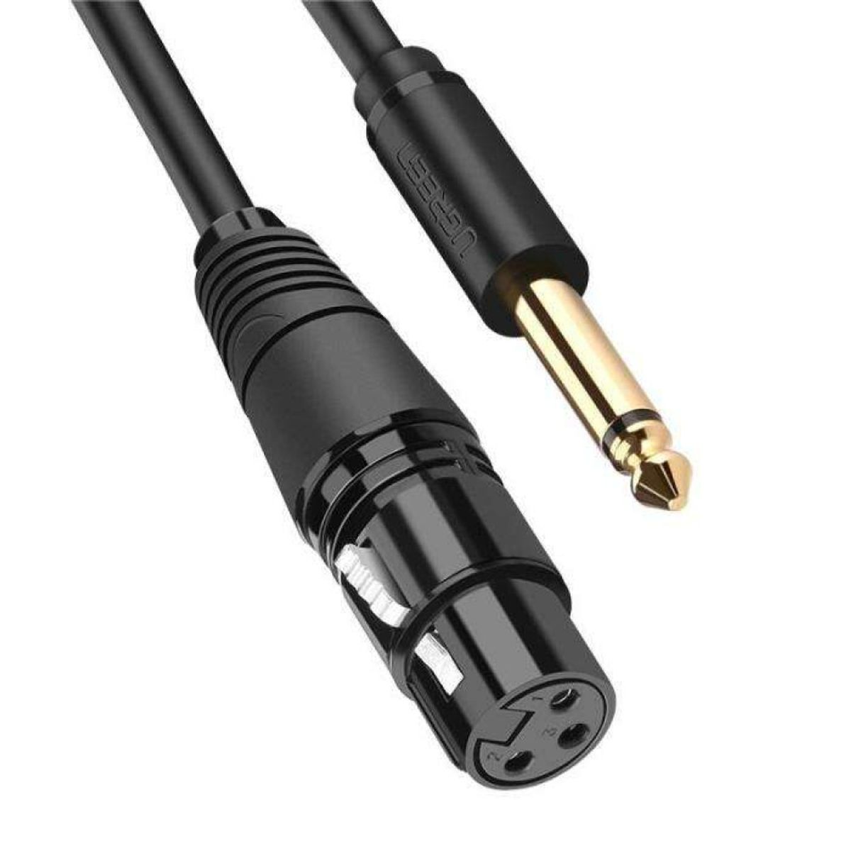 UGREEN - Cable de Audio Micrófono XLR Hembra 6.35mm Macho 5m Ugreen AV131 20721