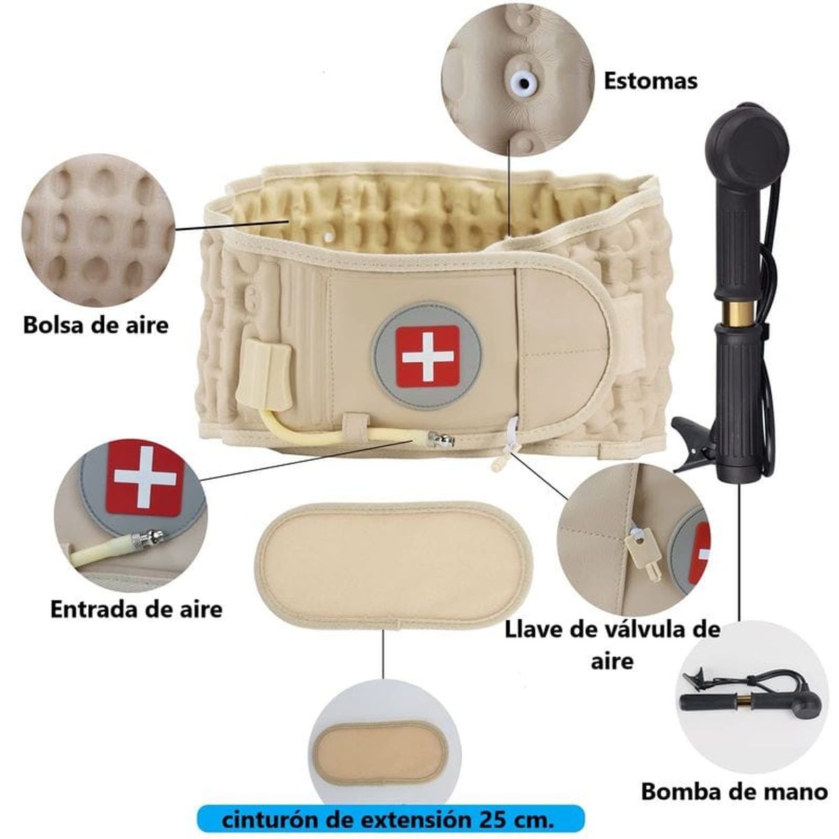 GENERICO - FAJA DE DESCOMPRESIÓN LUMBAR