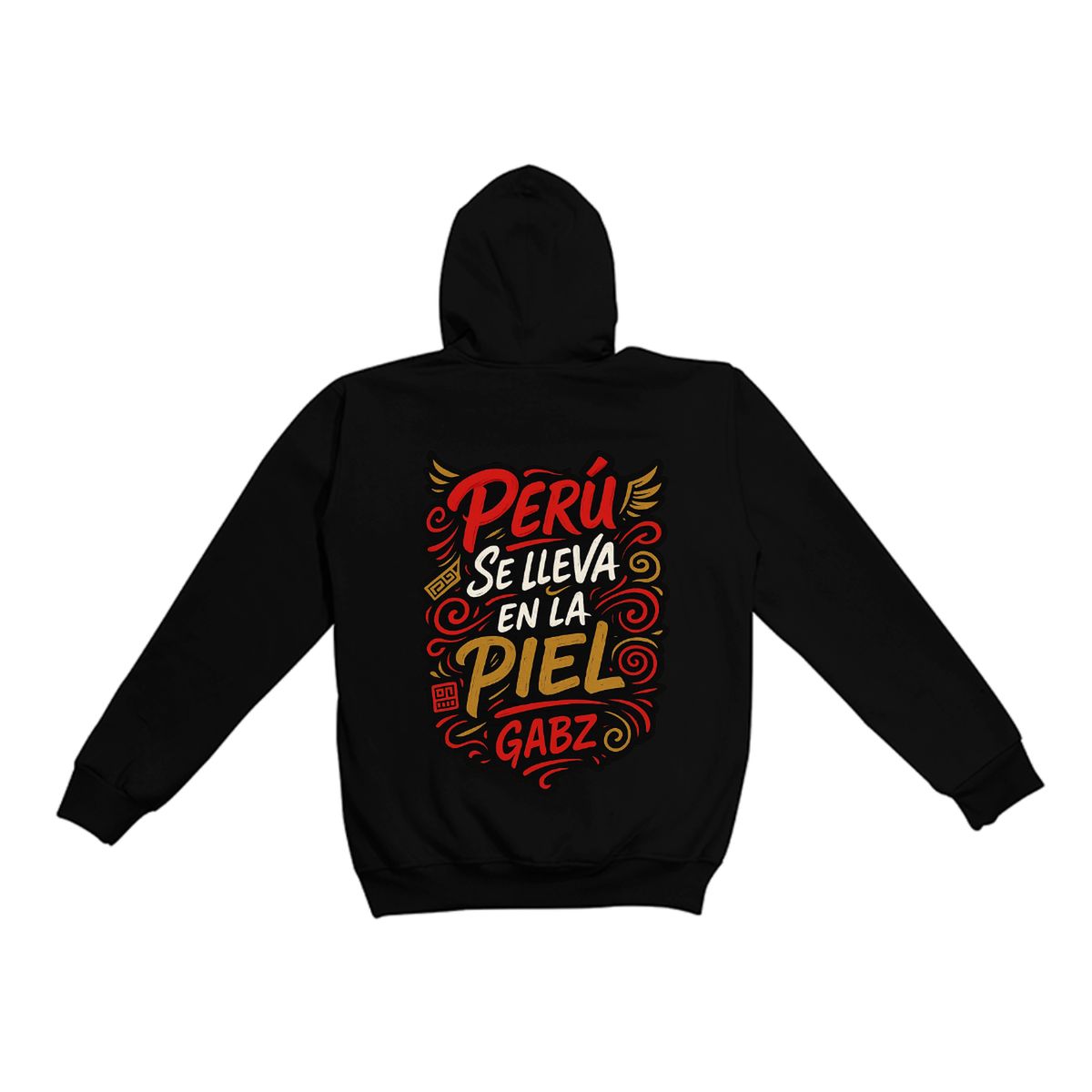 GENERICO - Polera manga Larga Peruano GABZ PNMLCP color Negro