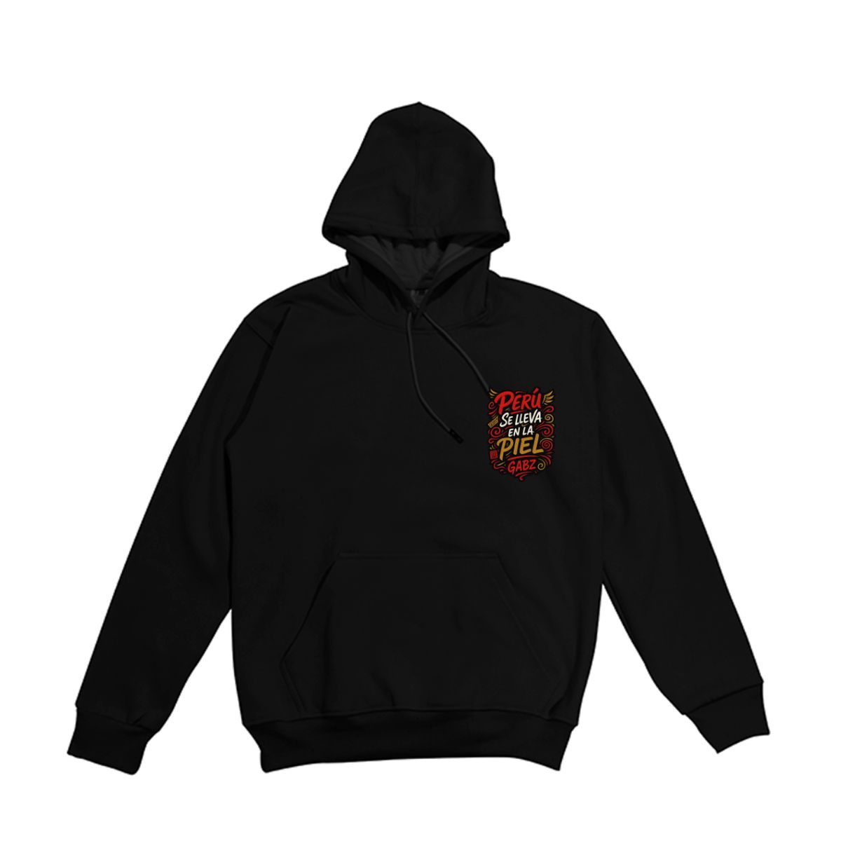 GENERICO - Polera manga Larga Peruano GABZ PNMLCP color Negro