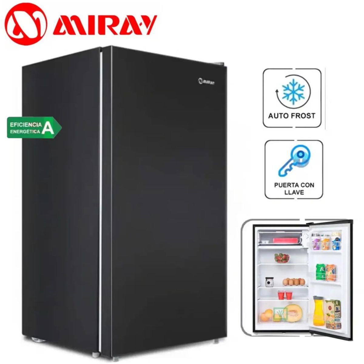 MIRAY - Frigobar-Refrigeradora Miray RM-93M 93 L