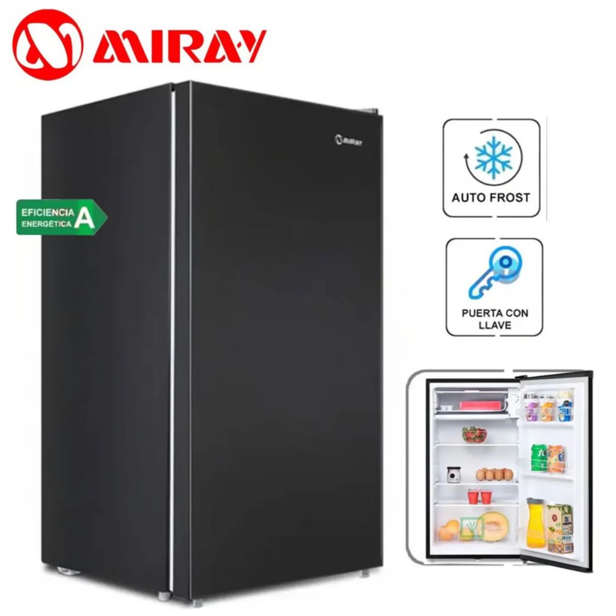 MIRAY - Frigobar-Refrigeradora Miray RM-93M 93 L