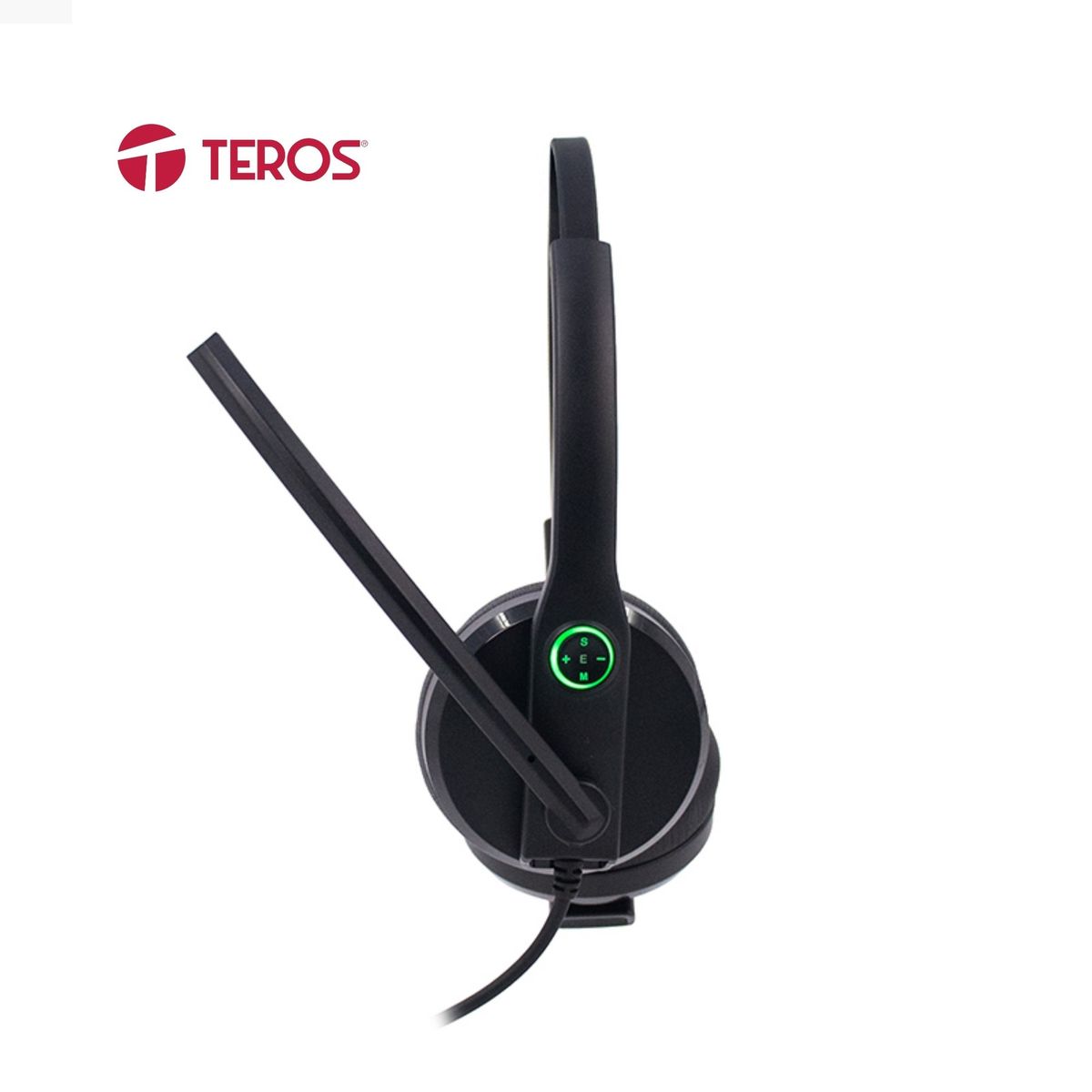 TEROS - Audífono Alámbrico TEROS TE-8039CS USB