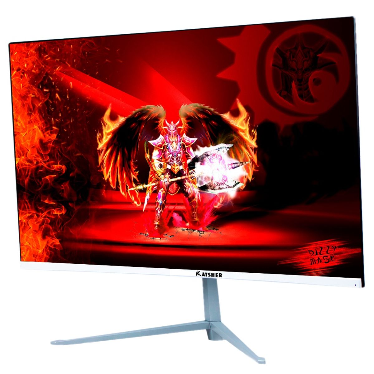 GENERICO - MONITOR DE OFICINA  KATSHER 24" PLANO  c/parl  75HZ  FHD IPS HDMI/VGA