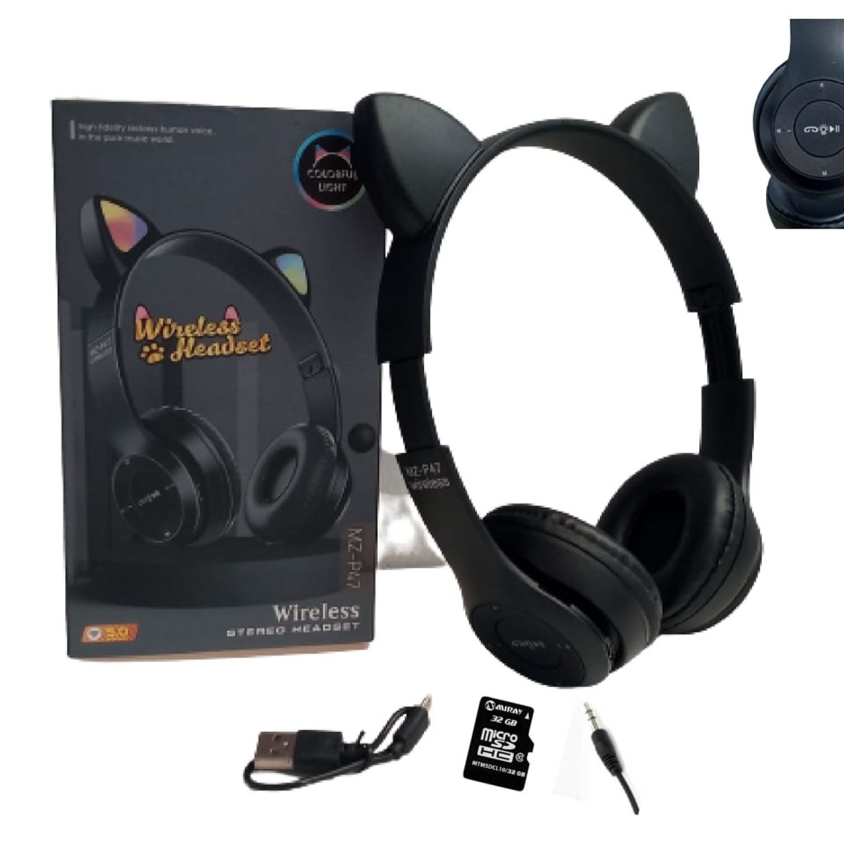 GENERICO - Audífono inalámbrico con Bluetooh kids