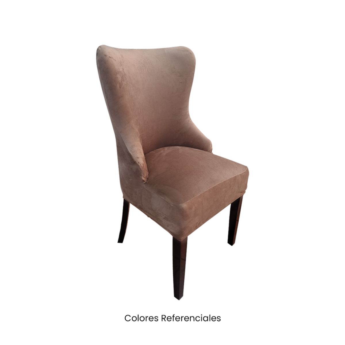 VIURE - 6 Fundas Nacionales de Terciopelo para Silla Princesa - Camello Dark