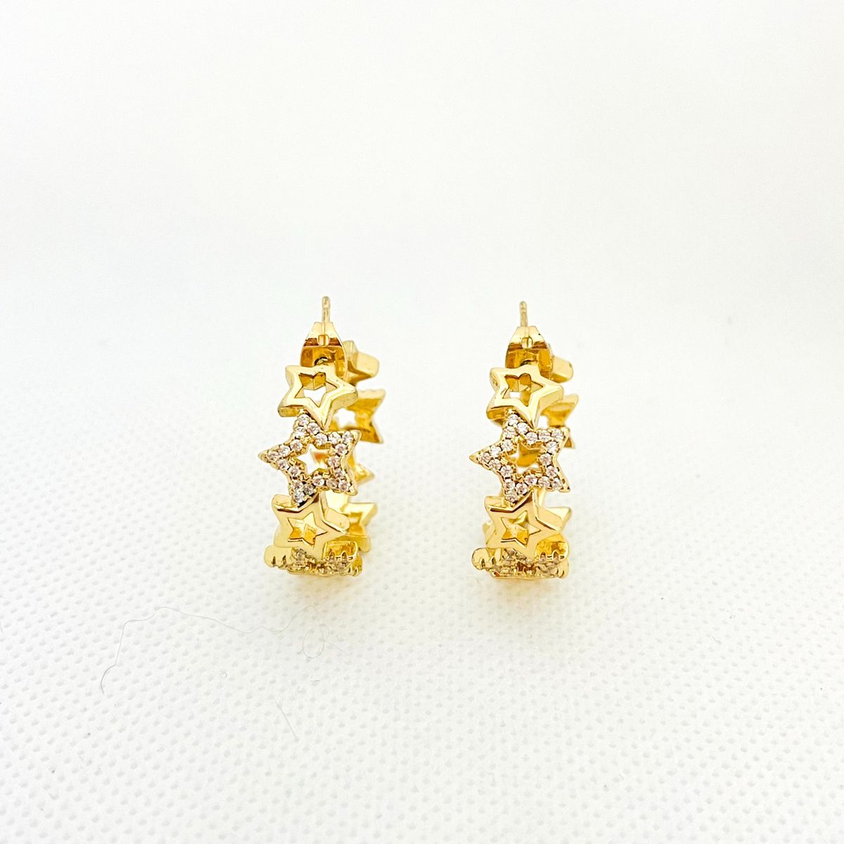 GENERICO - Argollas Acero Estrellas 25 cm Diámetro