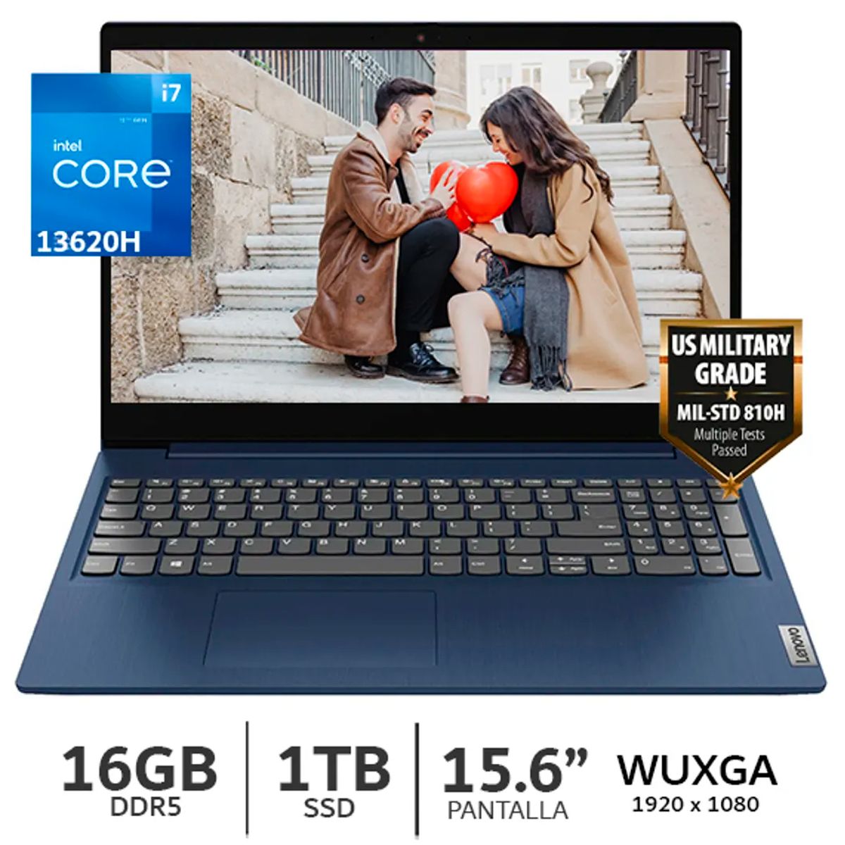 LENOVO - Laptop Lenovo IdeaPad Slim 3 15IRH10 Core i7-13620H 15.3" FullHD, 16GB, SSD 1TB