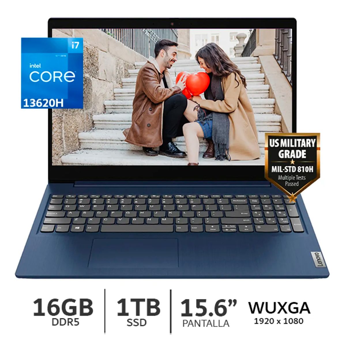 LENOVO - Laptop Lenovo IdeaPad Slim 3 15IRH10 Core i7-13620H 15.3" FullHD, 16GB, SSD 1TB