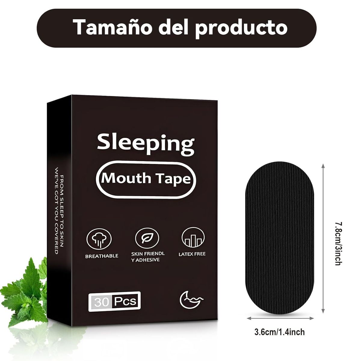 GENERICO - Blister de 10 Parches Bucales Antirronguidos