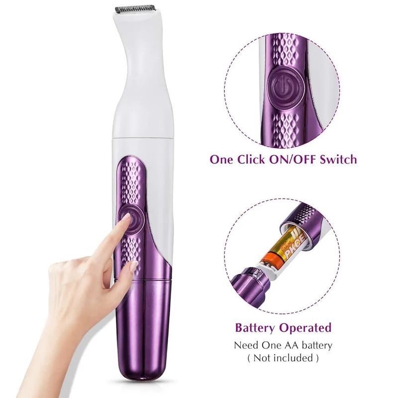 GENERICO - Depiladora Facial+ Cejas Y Patillera 6 En 1 