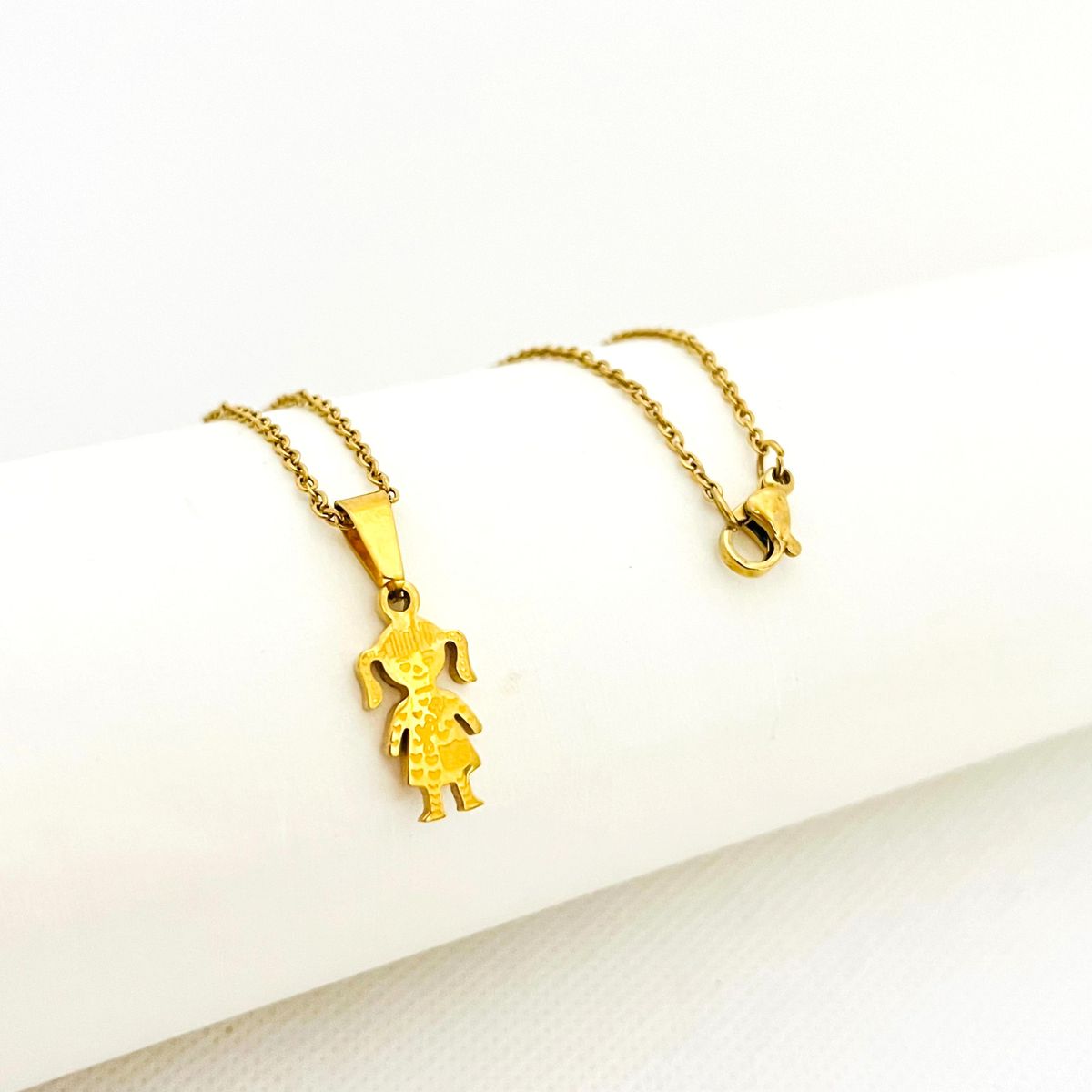 GENERICO - Collar de Acero Niña 43 cm