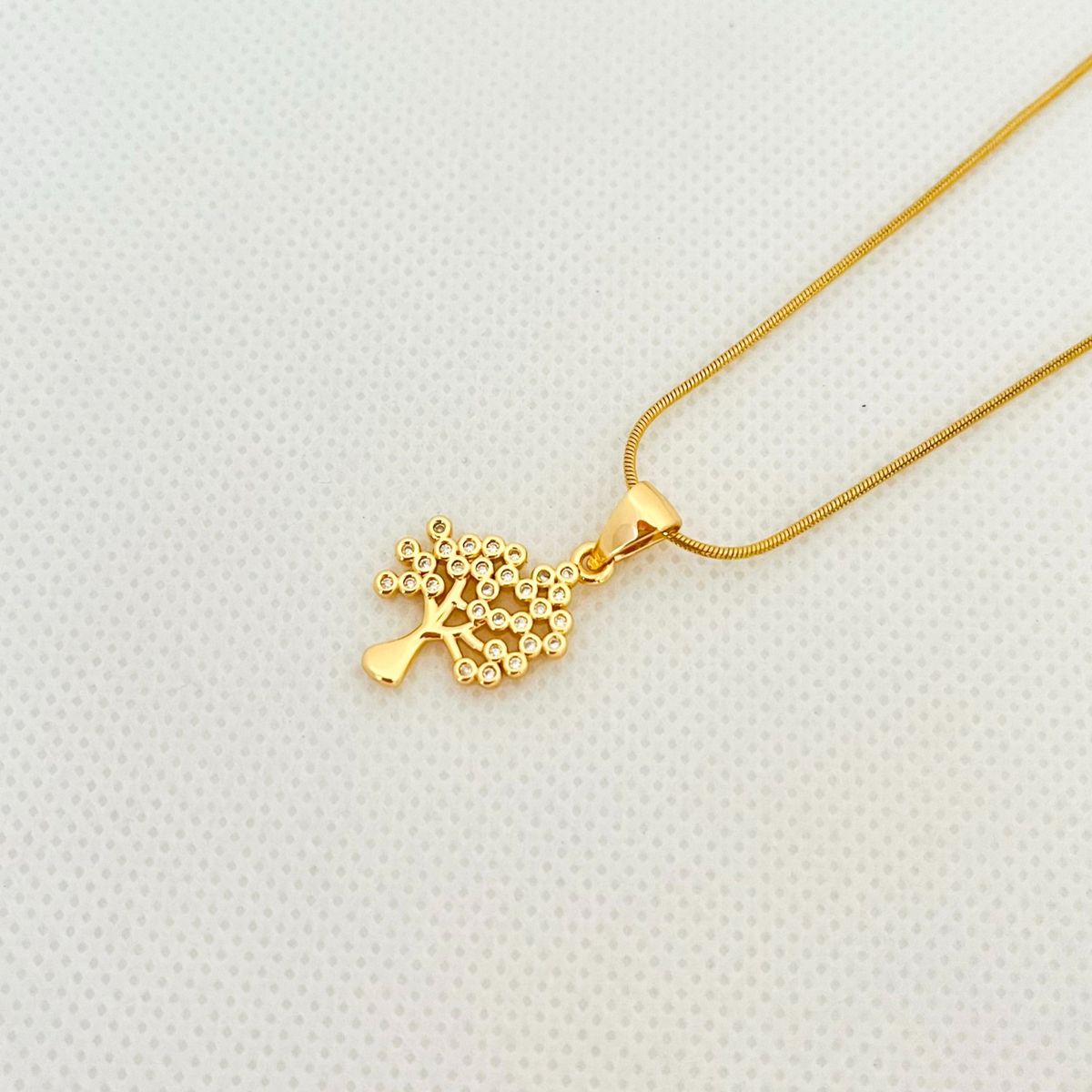 GENERICO - Collar de Acero Árbol de la Vida 43 cm