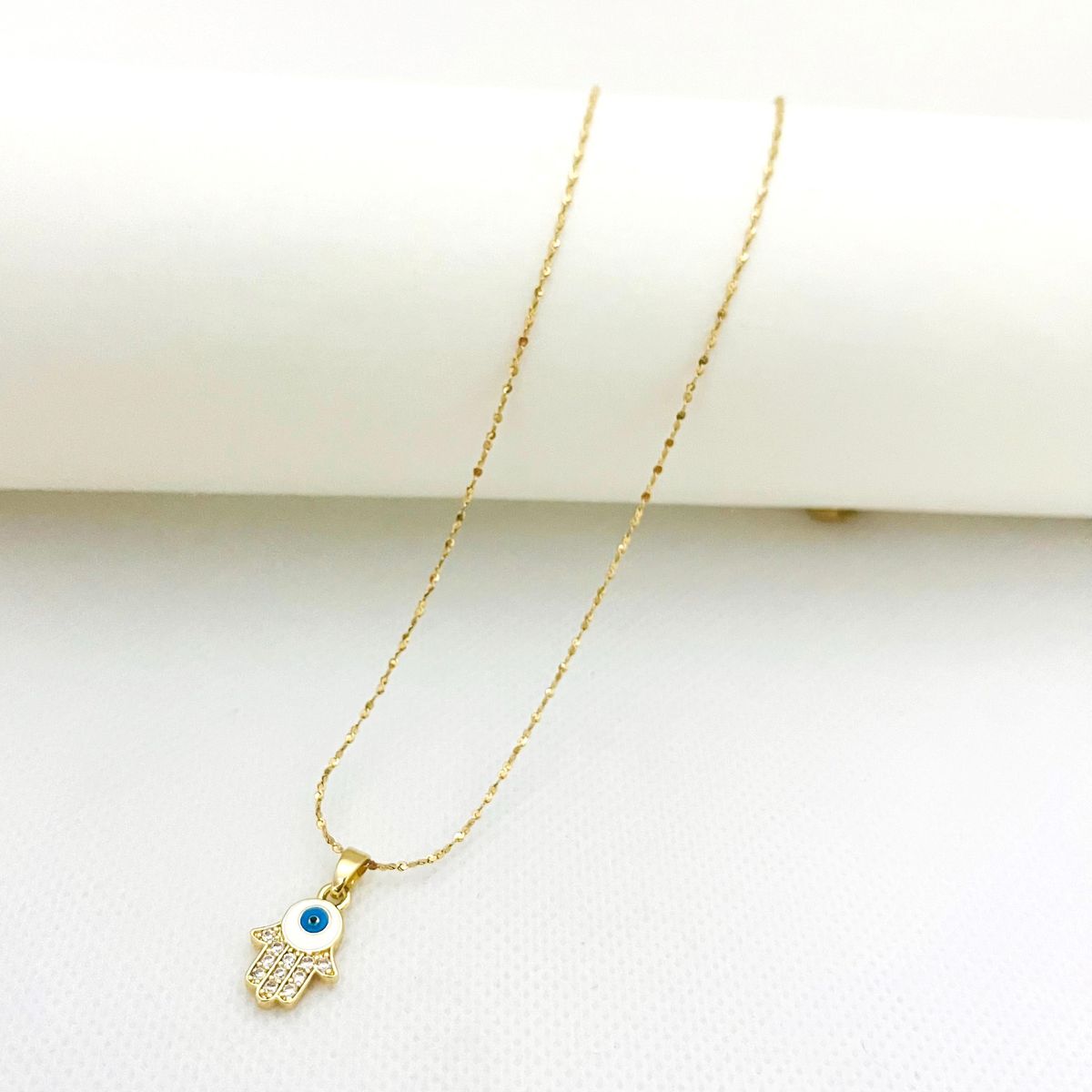 GENERICO - Collar de Acero Mano Turca 43 cm