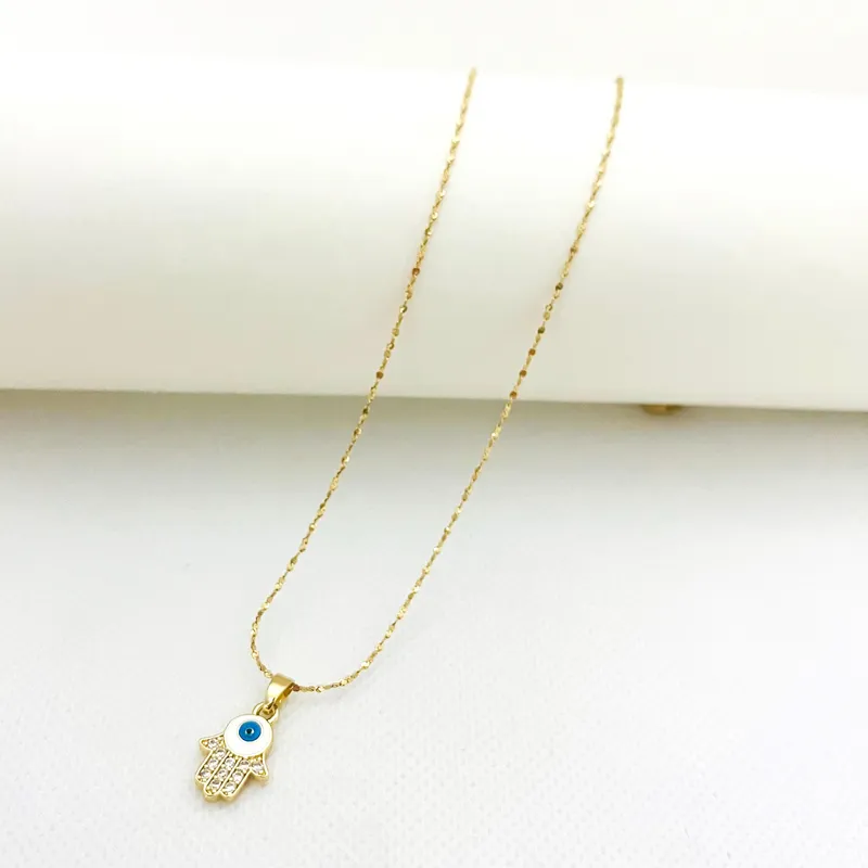 GENERICO - Collar de Acero Mano Turca 43 cm