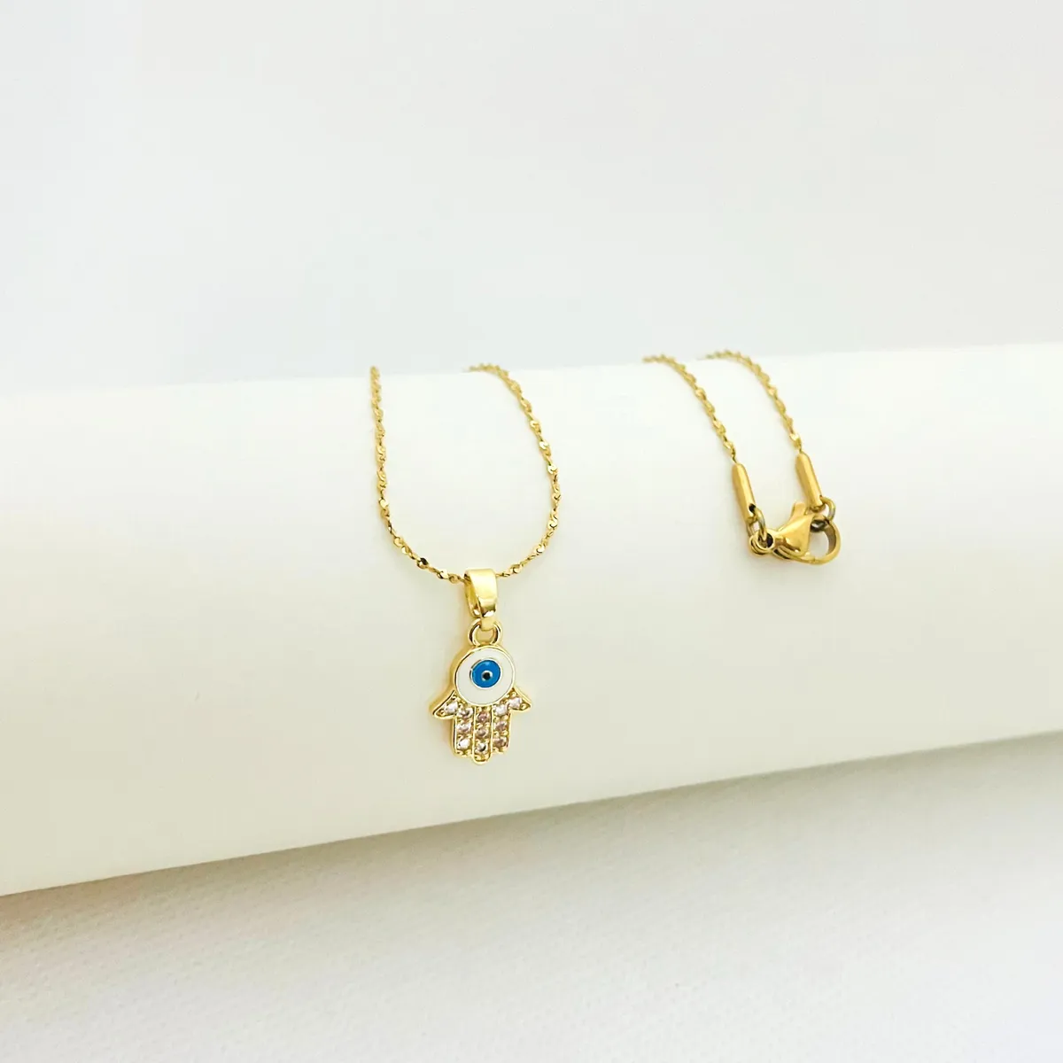 GENERICO - Collar de Acero Mano Turca 43 cm