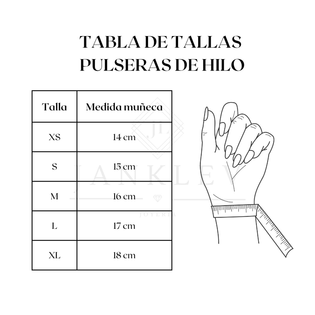 GENERICO - Pulsera de Hilo 3 Tréboles con Muranos y Billas de acero - Nude