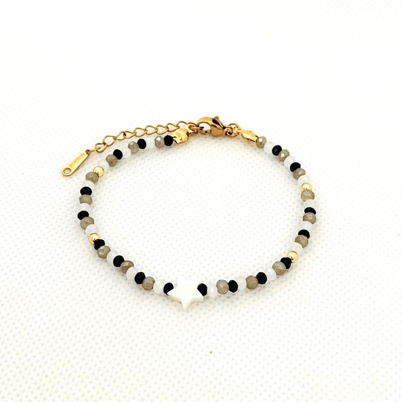 GENERICO - Pulsera Regulable Muranos y Acero - Diana